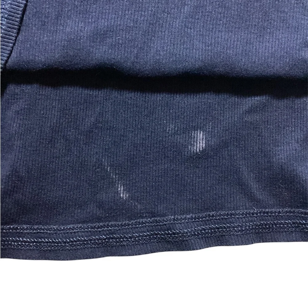 Aeropostale Dark Blue V-Neck Top with Pink Logo - Picture 6 of 9